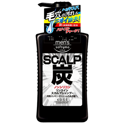 Kose Men Softymo Charcoal Scalp Shampoo 550ml