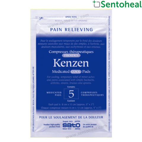 Sato KenZen Medicated Cool Pads 5 pads