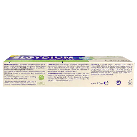 Elgydium Phyto Toothpaste 2 x 75ml