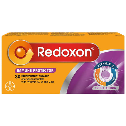 Redoxon Triple Action Blackcurrent Effervescent 30 tablets