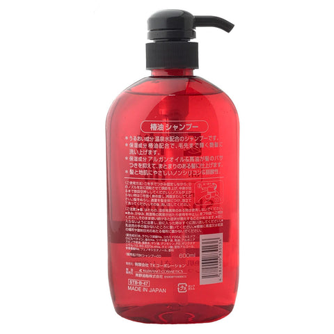 Kumano Horse Oil Tsubaki Shampoo Bottle 600ml