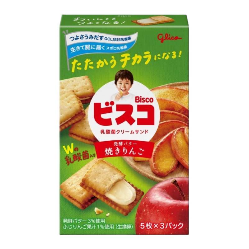 Glico Bisco Baked Apple 15s