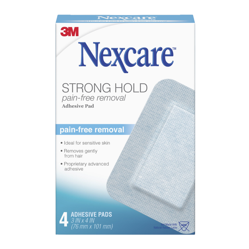 3M Nexcare Strong Hold Adhesive Pad 4s