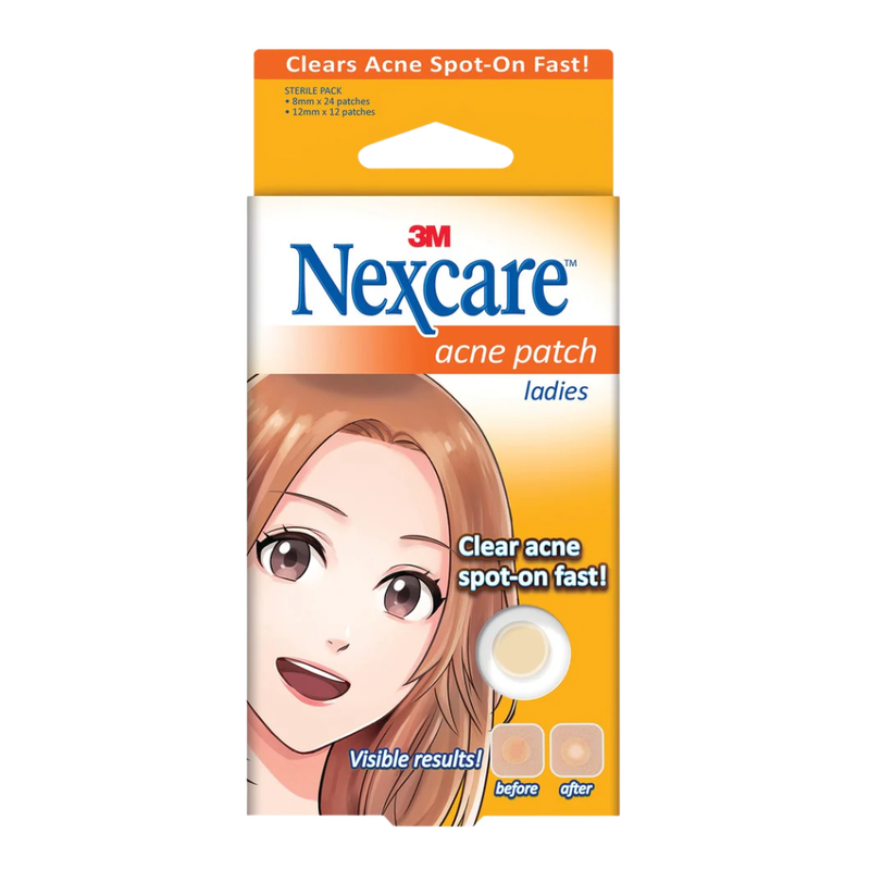 3M Nexcare Acne Patch Ladies 18 / 36 Patches