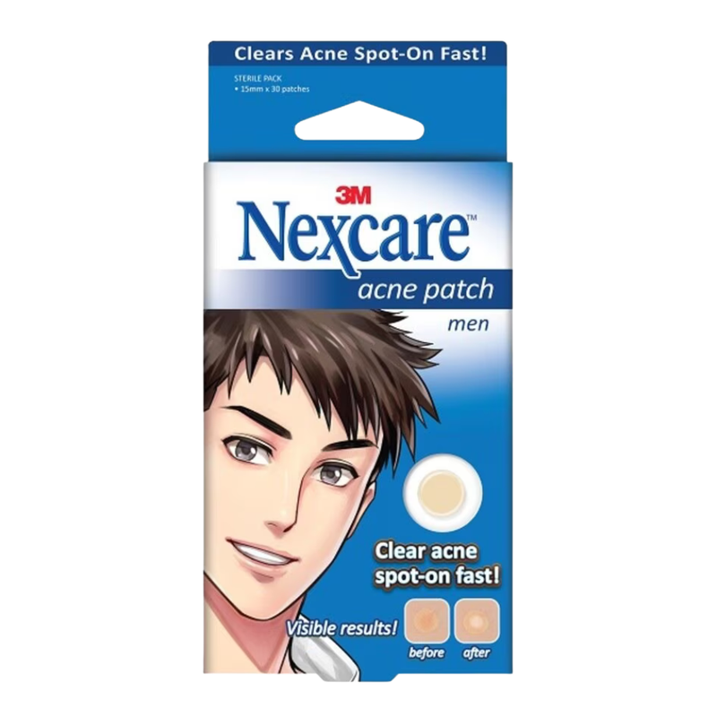 3M Nexcare Acne Patch Men 30 Patches