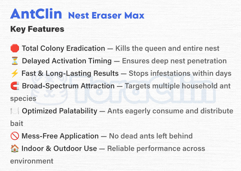 ToraClin AntClin Nest Eraser Max 10g (FREE GIFT ONLY)