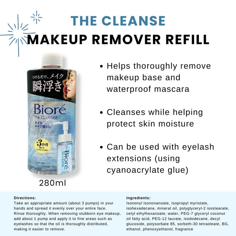 Biore The Cleanse Oil Makeup Remover Refill 280ml