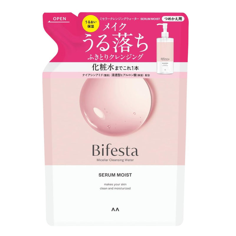 Bifesta Micellar Cleansing Water Serum Moist Refill 360ml