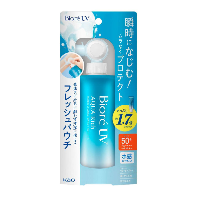 Biore UV Aqua Rich Watery Essence SPF 50+ Sunblock Pouch Type 120g