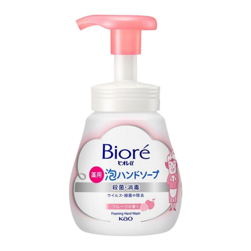 Biore U Foaming Hand Wash Apple Peach Scent 240ml