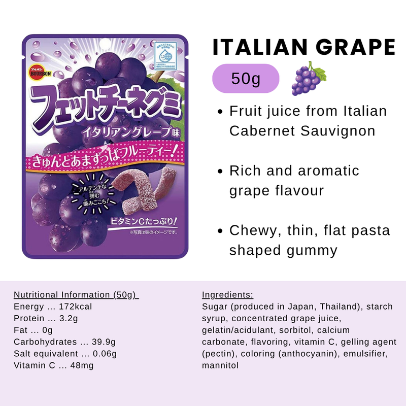 Bourbon Fettuccine Gummy Grape