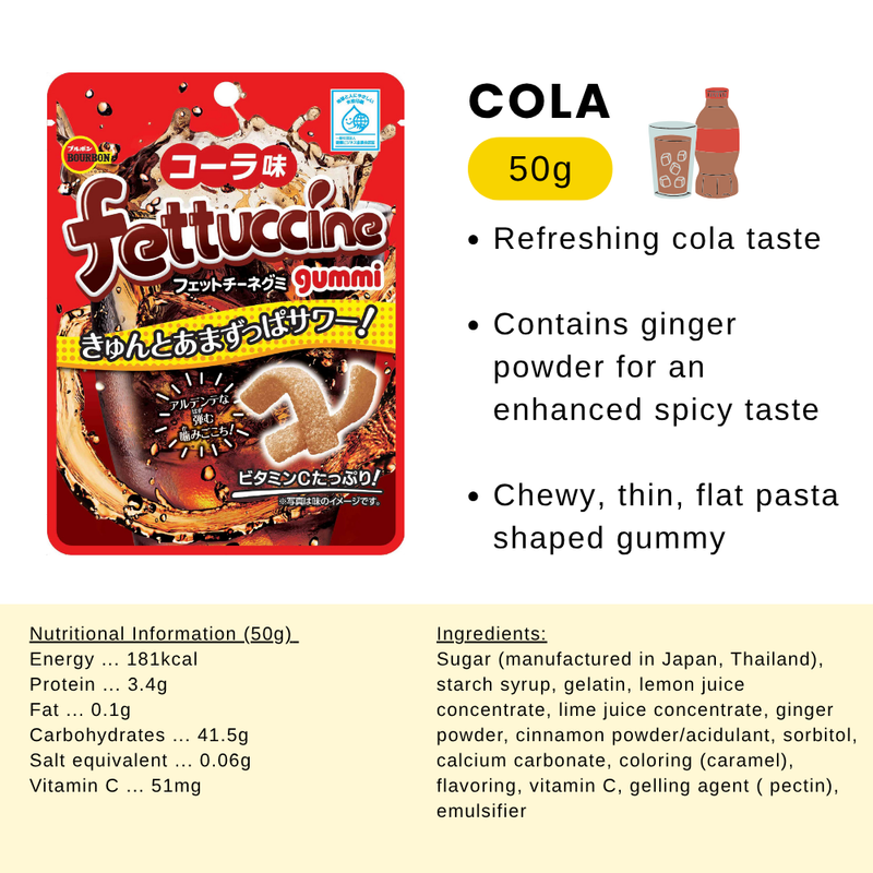 Bourbon Fettuccine Gummy Cola