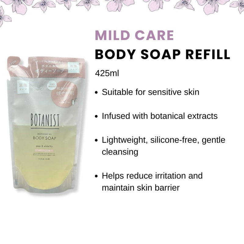 Botanist Body Soap Mild Care Refill 425ml