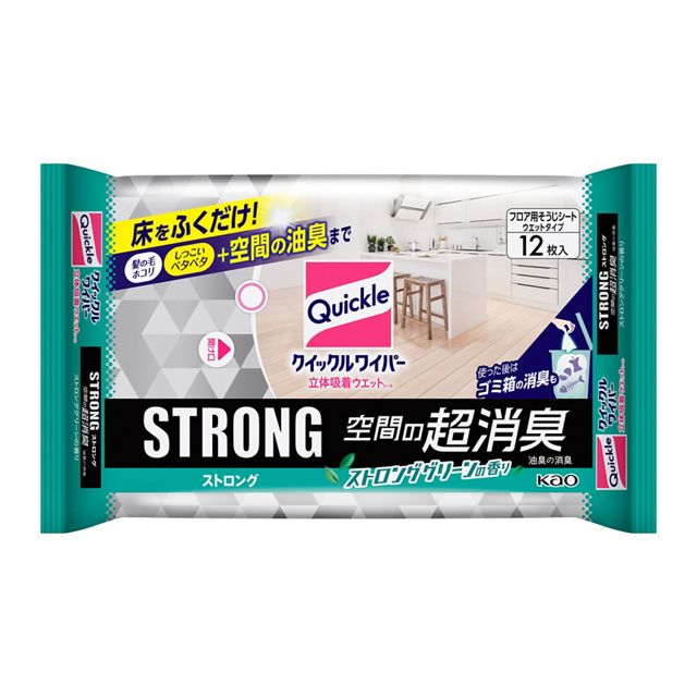 Kao Magiclean Quickle Floor Wet Wipes 24s - Strong Deo