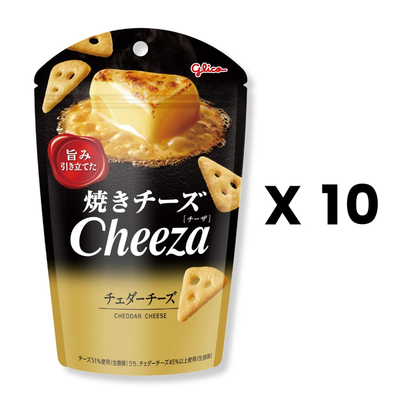 Glico Cheeza Cheddar Cheese 10 packs