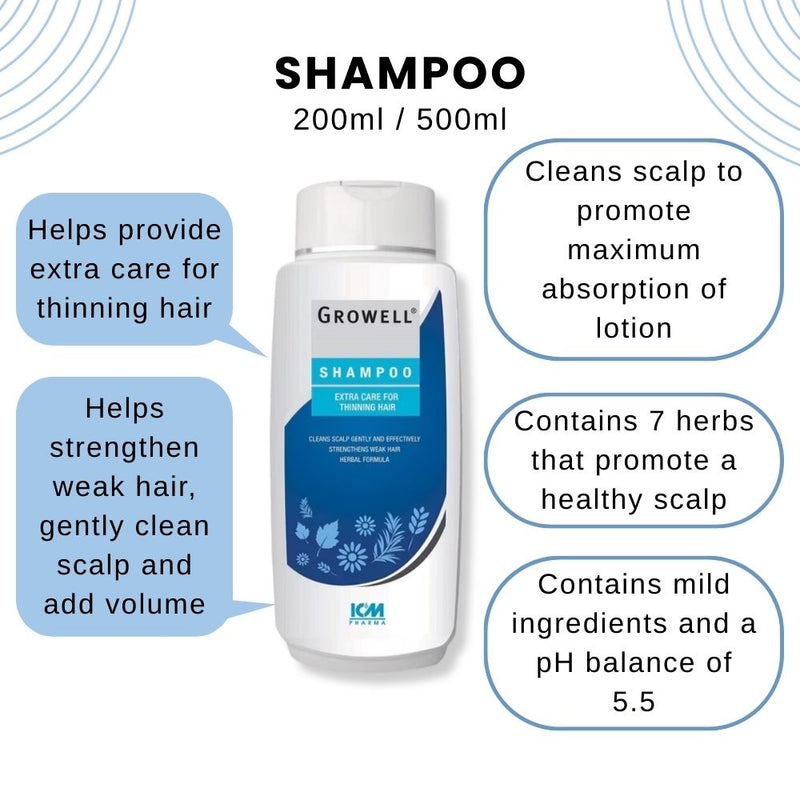 Growell Shampoo 200ml/ 500ml
