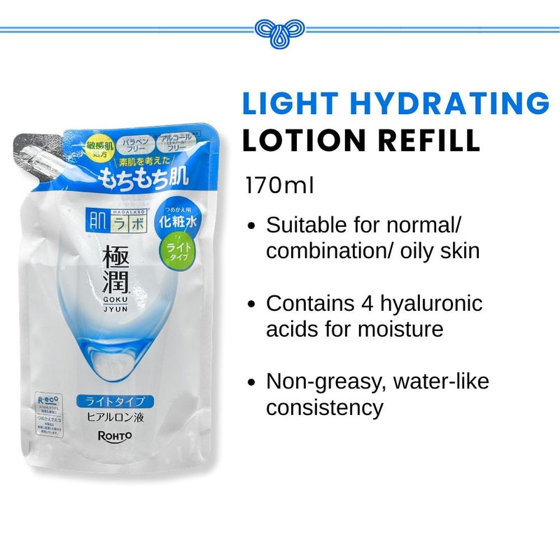 Hada Labo Gokujyun Light Hydrating Lotion Refill 170ml