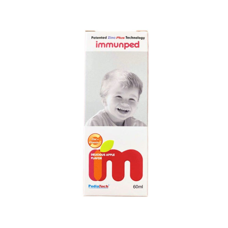Immunped Vitamin C & Zinc Syrup for Children 60ml / 100ml