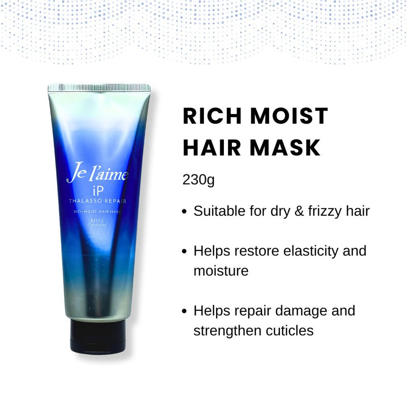 Kose Je l’aime iP Thalasso Repair Rich Moist Hair Mask 230g