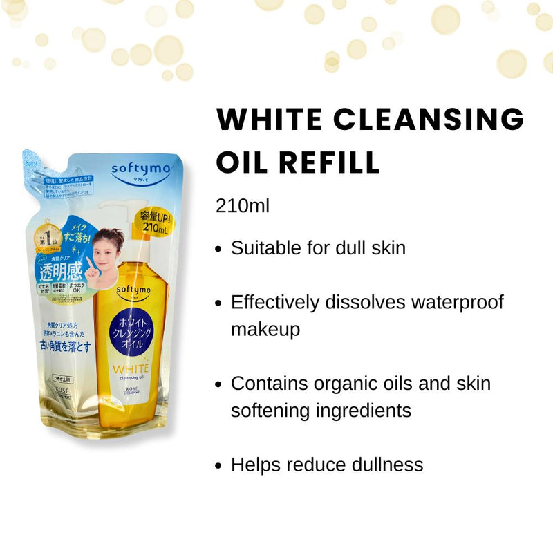 Kose Softymo White Cleansing Oil Refill 210ml