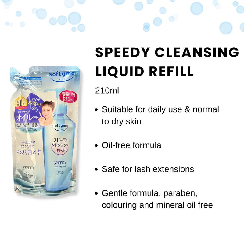 Kose Softymo Speedy Cleansing Liquid Refill 210ml