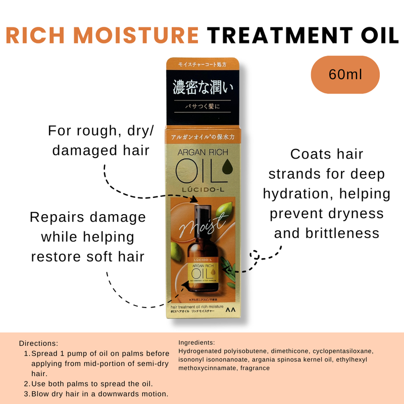 Lucido-L Argan Rich Moisture Treatment Oil 60ml