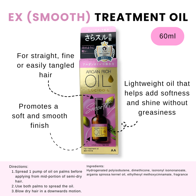 Lucido-L Argan Rich EX Smooth Treatment Oil 60ml