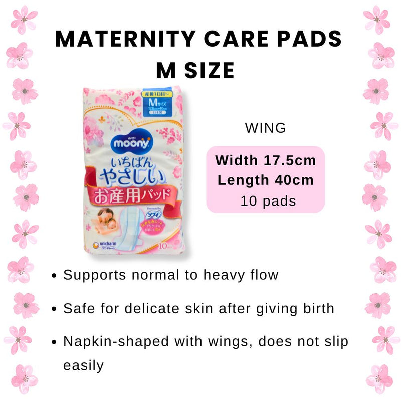 Moony The Gentlest Maternity Care Pads Size M
