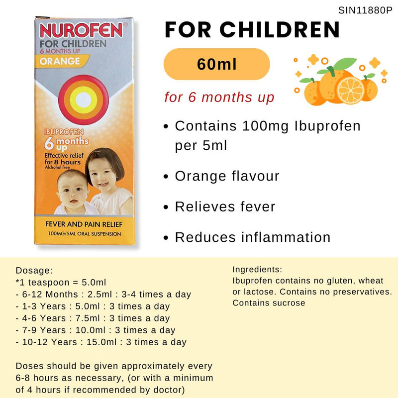 Nurofen For Children Syrup 60ml
