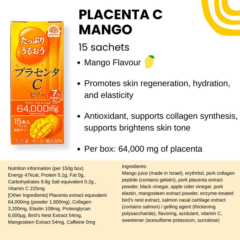 Earth Placenta Mango Jelly 15s