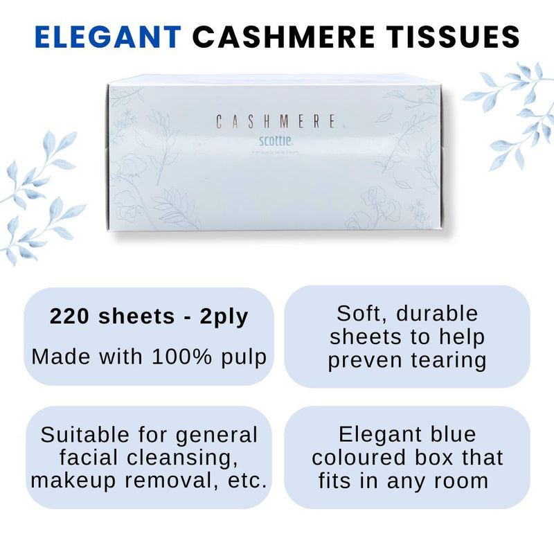 Scottie Elegant Cashmere Tissues 220 Sheets