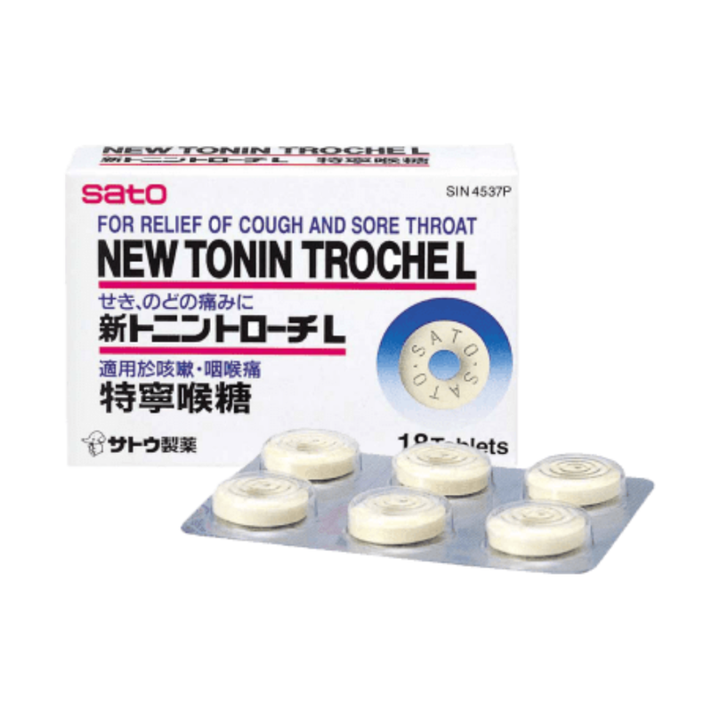Sato Stona New Tonin Troche L 18 Tablets
