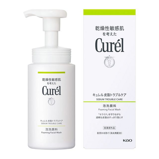 Kao Curél Foaming Face Wash Sebum Care 150ml