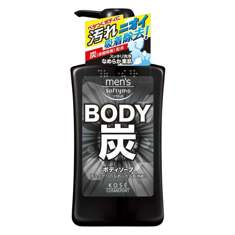 Kose Softymo Men’s Charcoal Body Wash 550ml