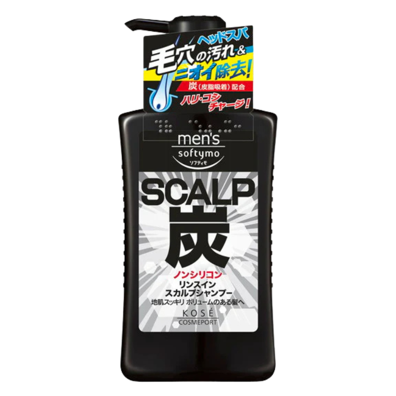 Kose Softymo Men’s Charcoal Shampoo 550ml