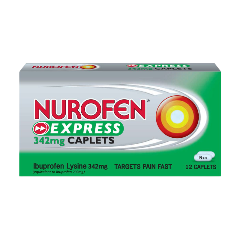 Nurofen Express 342mg Caplets 12s