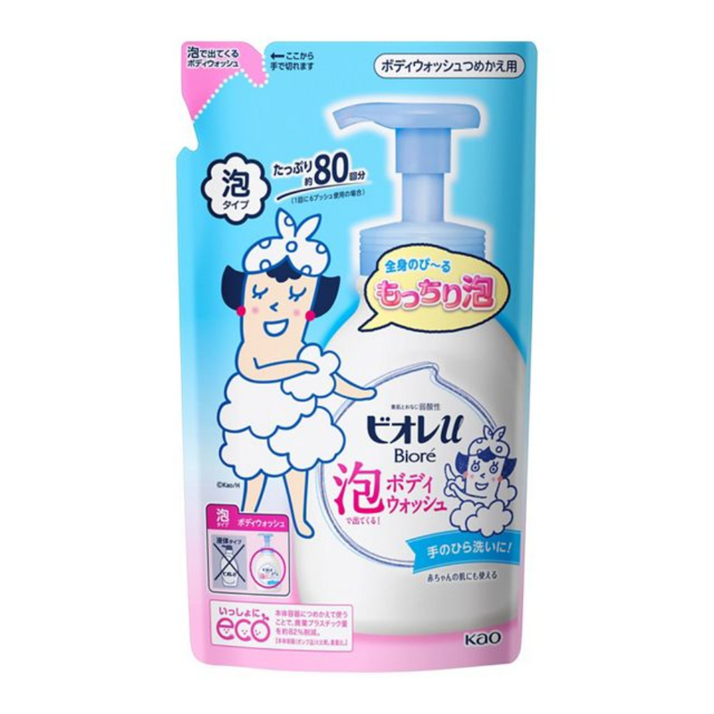 Biore U Foaming Body Wash Fresh Floral Refill 480ml