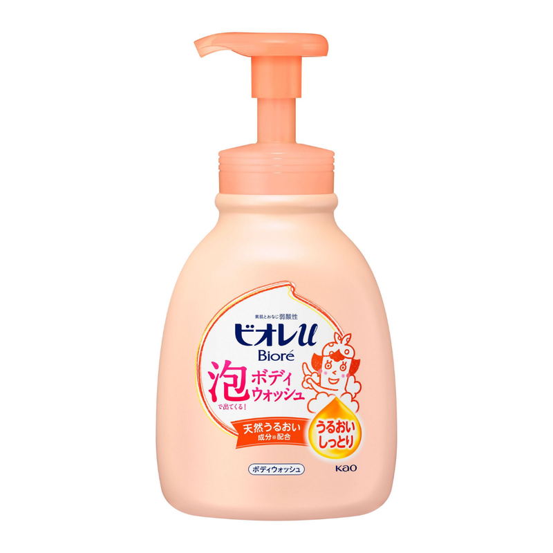 Biore U Foaming Body Wash Moisturising Pump 600ml