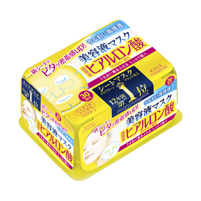 Kose Clear Turn Essence Mask (Hyaluronic Acid) 30s