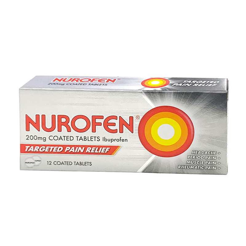 Nurofen Ibuprofen 200mg Tablets 12s