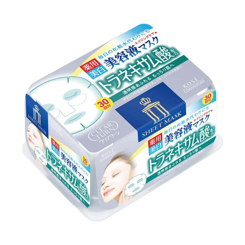 Kose Clear Turn Essence Mask (Tranexamic Acid) 30s