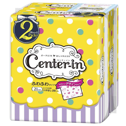 Center in Sofy Fluffy Cotton 21cm - 2packs x 28 pads