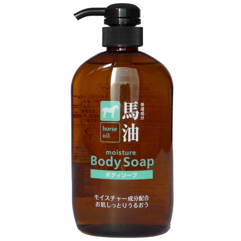 Kumano Horse Oil Body Soap Bottle 600ml