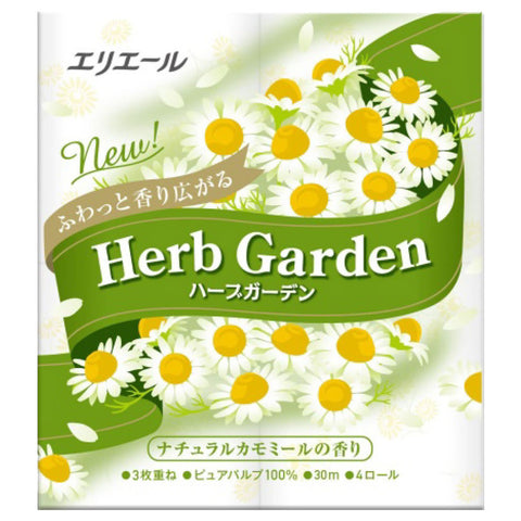 Elleair Herb Garden Toilet Paper 4 rolls - Chamomile