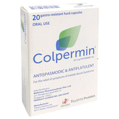 Colpermin 187mg Peppermint Oil 20 capsules