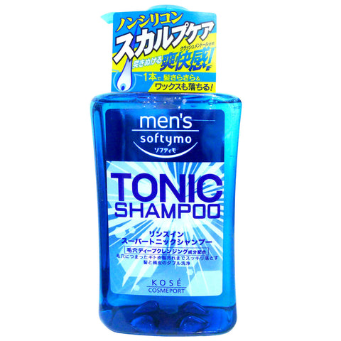 Kose Men Softymo Super Tonic Cooling Shampoo 550ml
