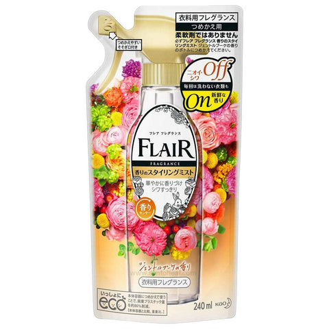 Kao Flair Fragrance Anti Wrinkle Spray Gentle Bouquet Scented Refill 240ml