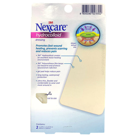 3M Nexcare Hydrocolloid Bandages One Size 2 pieces