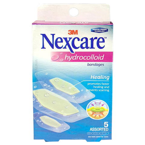 3M Nexcare Hydrocolloid Bandages Assorted 5 pieces