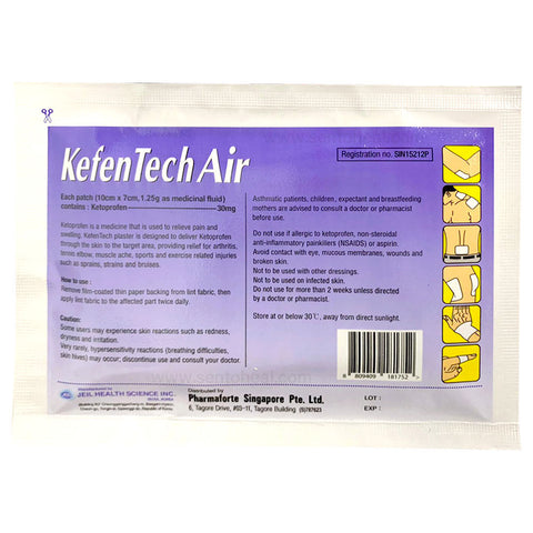 KefenTech Air Plaster 8 sheets x 5 packs